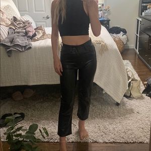 Abercrombie Leather Pants